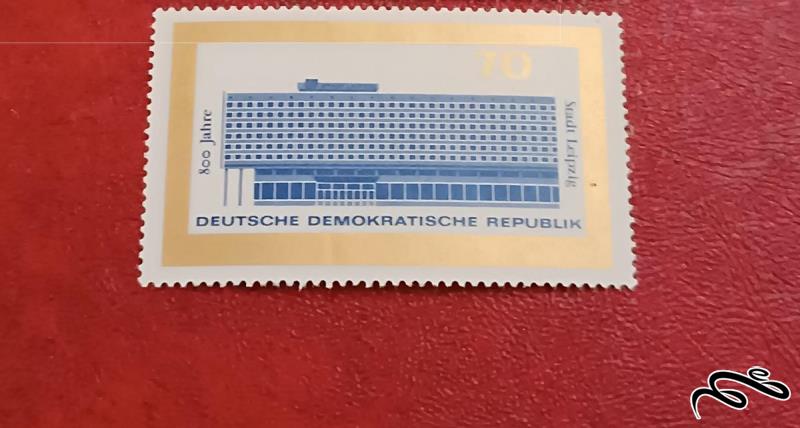 تمبر باارزش المان ۸۰۰ سالگی لایپزیک DDR . ساختمان (۹۳)۳