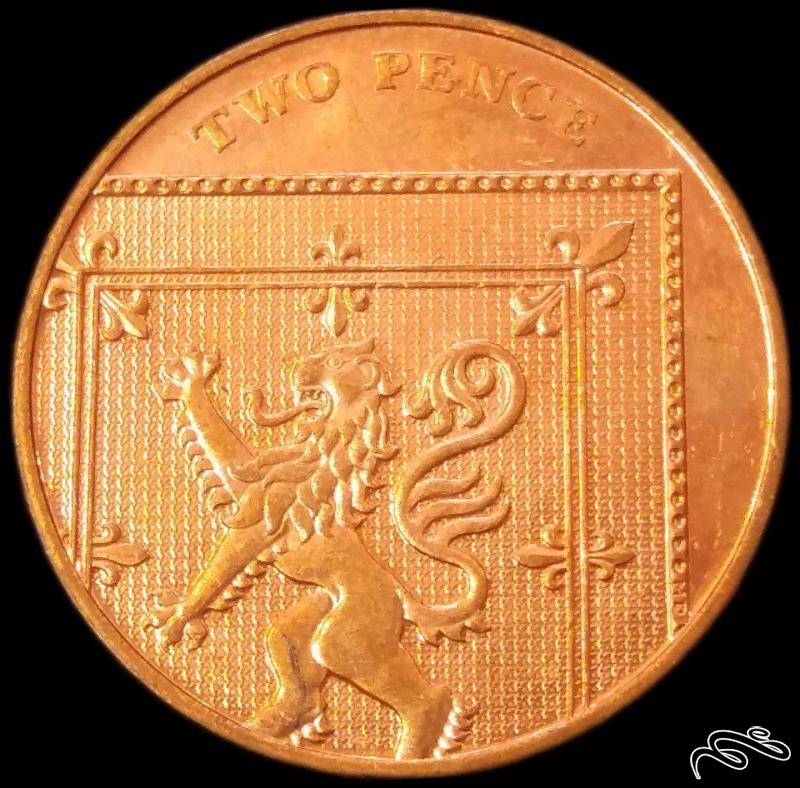 2 پنس طرح سپر بریتانیا old face (گالری بخشایش)