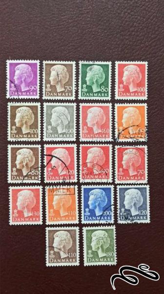 18 تمبر دانمارک (کد 1)