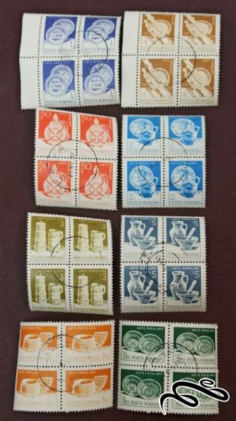 8 بلوک (32 تمبر) romana (کد 3)