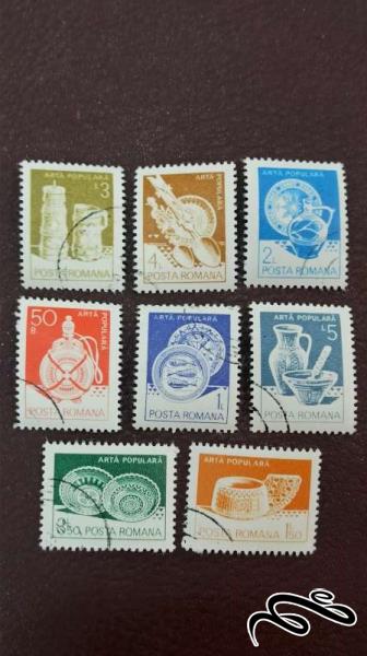 8 تمبر romana (کد 1)
