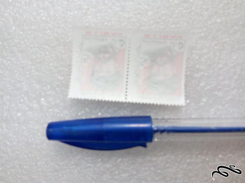 2 تمبر پستی پیشگامان نهضت.اسدابادی (99)6+ F