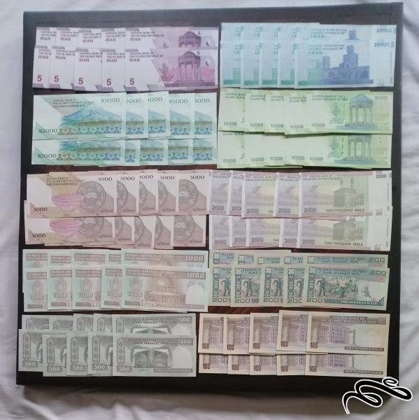 10 جفت اسکناس بانکی