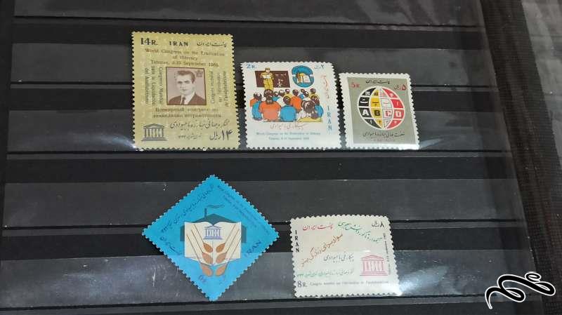 سری کامل تمبر کنگره بیسوادی 44 پهلوی