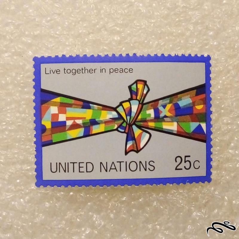 تمبر UN سازمان ملل همبستگی (91)5+