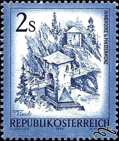 اتریش 1974 Landscapes of Austria