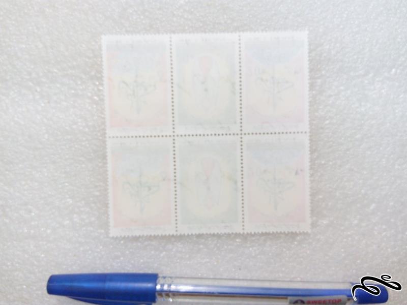 6 تمبر زیبای 1360 سالگرد پیروزی انقلاب (89)+