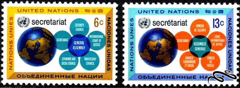 سازمان ملل نیویورک 1968 U.N. Secretariat