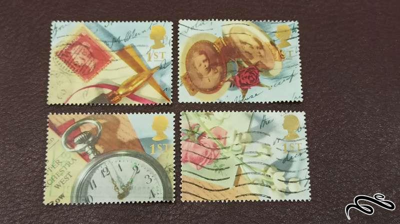 4 تمبر انگلیس (کد 93)