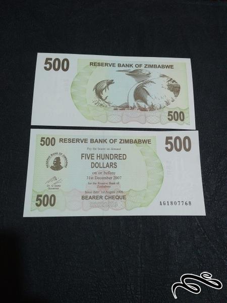 تک 500 دلار زیباوه بانکی