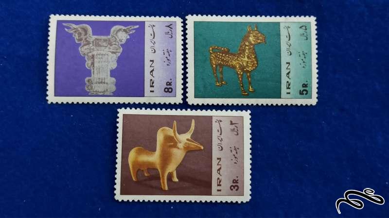 سری کامل تمبر هفته موزه 1345 پهلوی