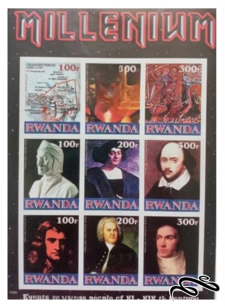 شیت میلینیوم / رویدادها و افراد مشهور قرن 11-19 / رواندا 1999