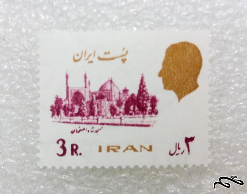 تمبر زیبای پستی پهلوی.مسجد شاه اصفهان (۹۹)۷+ F