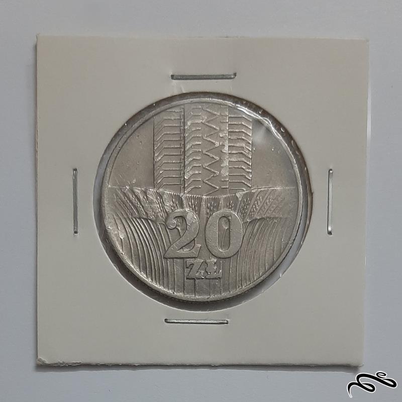 سکه یادبودی 20 زلوتی لهستان 1976