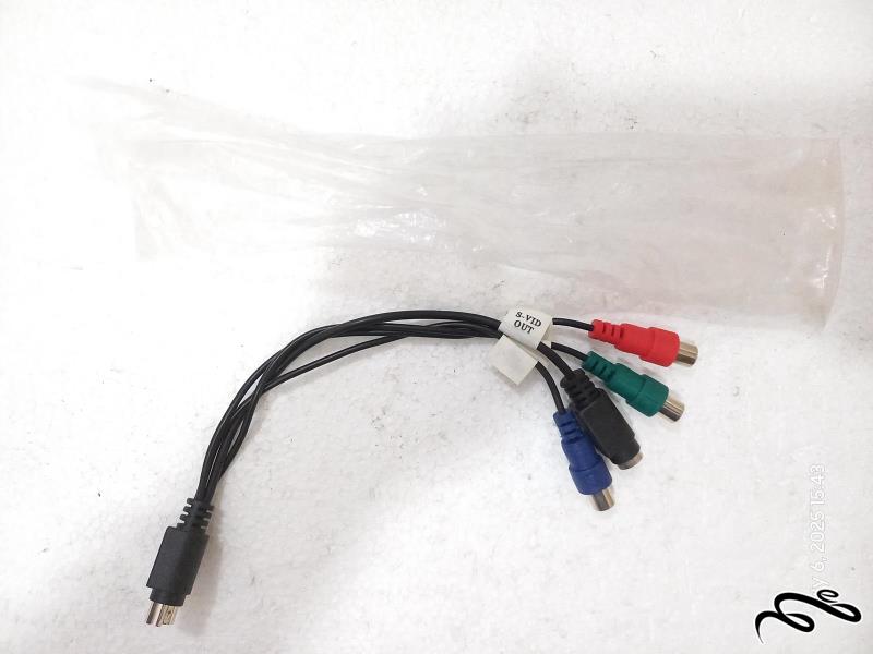 کابل تبدیل S-video به Component مادگی 24cm