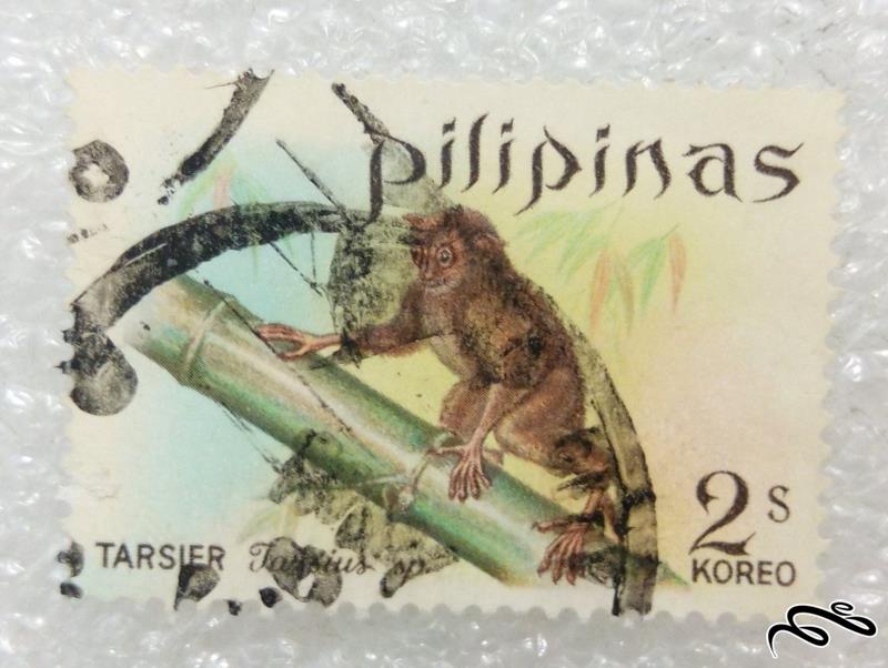 تمبر زیبای قدیمی فیلیپین.میمون.باطله (97)3