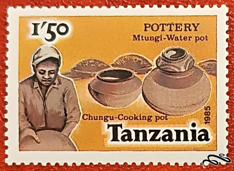 تمبر زیبای باارزش قدیمی ۱۹۸۵ تانزانیا (۹۲)۴