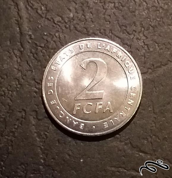 سکه 2 فرانک آفریقای مرکزی 2006
