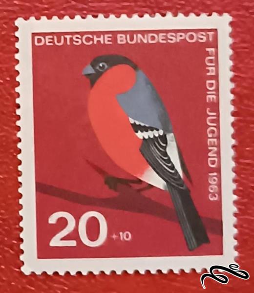 تمبر باارزش قدیمی 1963 المان . پرنده (93)7