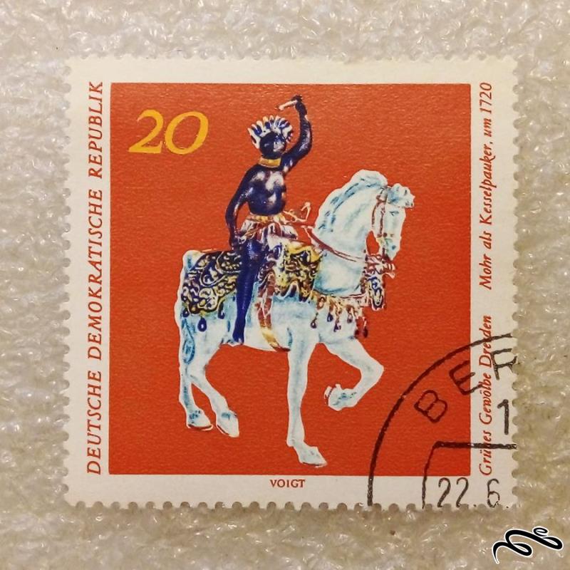 تمبر زیبای باارزش 1974 المان . اسب (93)5