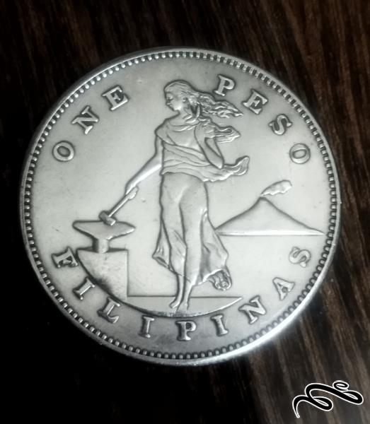 سکه روکش نقره خارجی  از کشور آمریکا   ضرب دوم