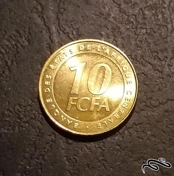 سکه 10 فرانک آفریقای مرکزی 2006