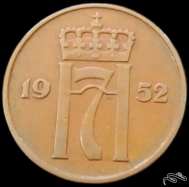 5 کرون درشت 1952 نروژ (گالری بخشایش)