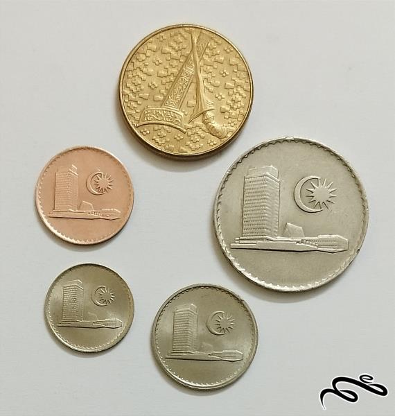 ست سکه های قدیم مالزی