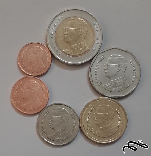 ست کامل سکه های تایلند