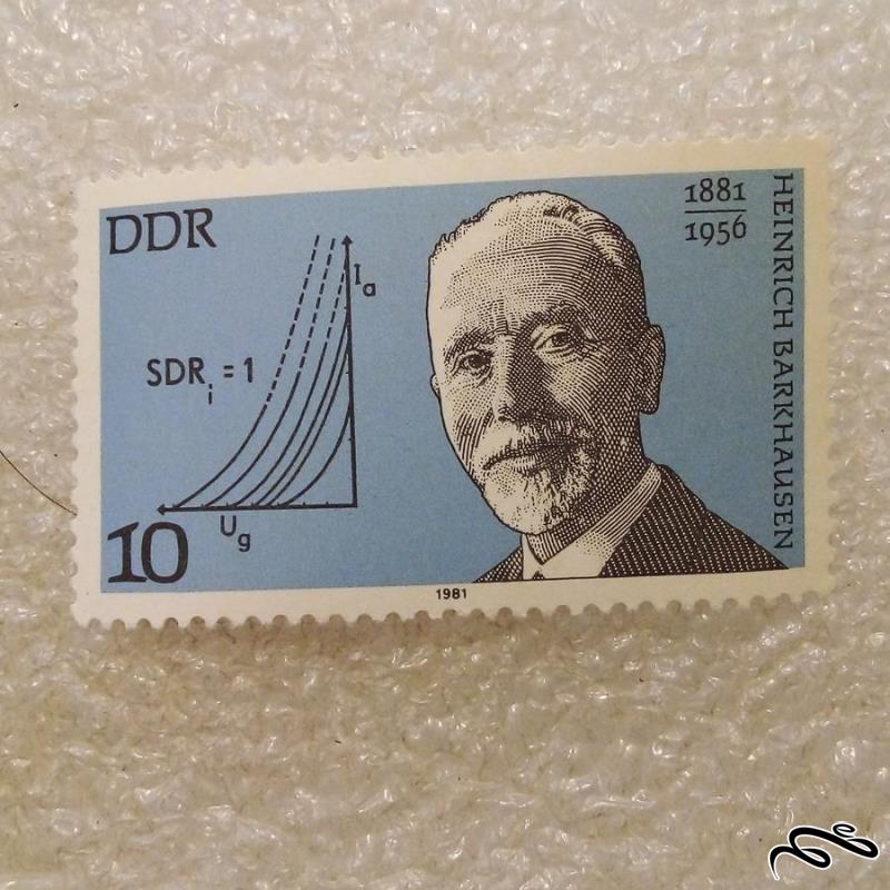 تمبر زیبای ۱۹۸۱ باارزش DDR  المان . هنریک (۹۳)۷