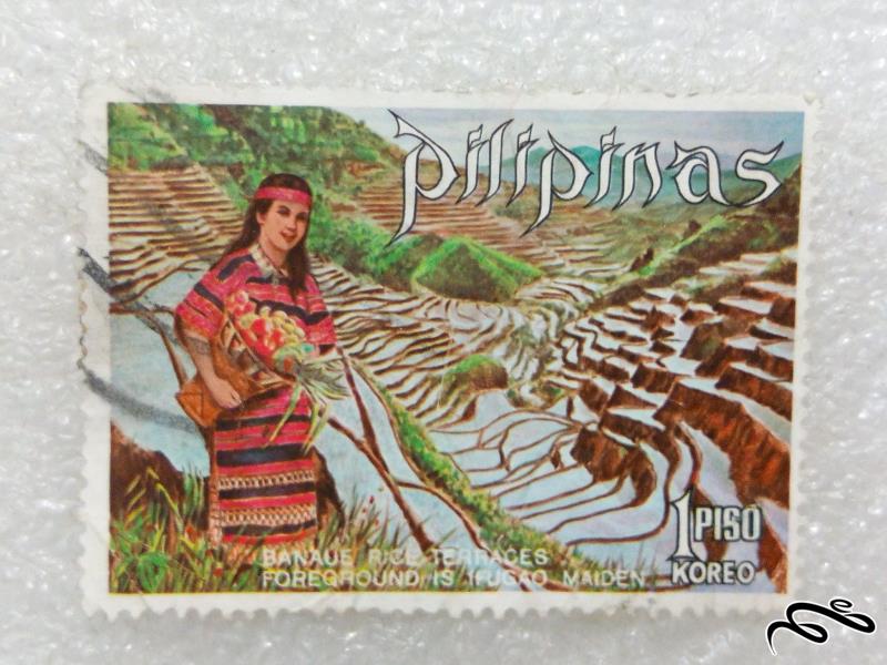تمبر زیبای ارزشمند قدیمی فیلیپین.باطله (98)9