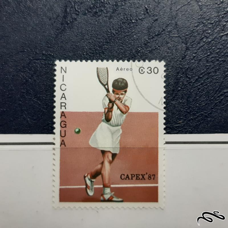 تمبر  مسابقات تنیس 1987--