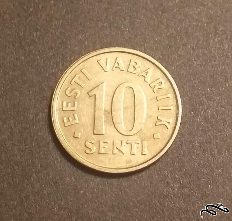 سکه 10 سنتی استونی 2002