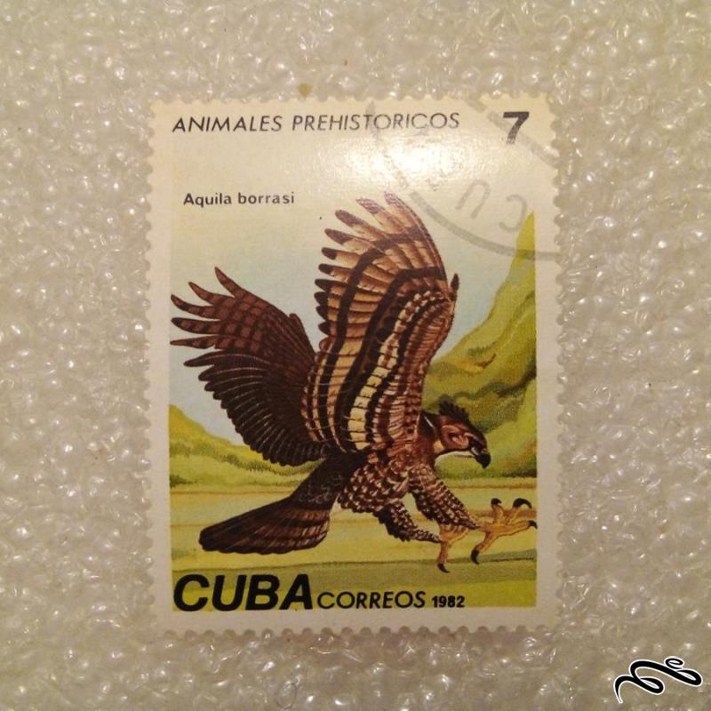 تمبر باارزش قدیمی کوبا ۱۹۸۲ / عقاب / گمرکی (۹۲)۶