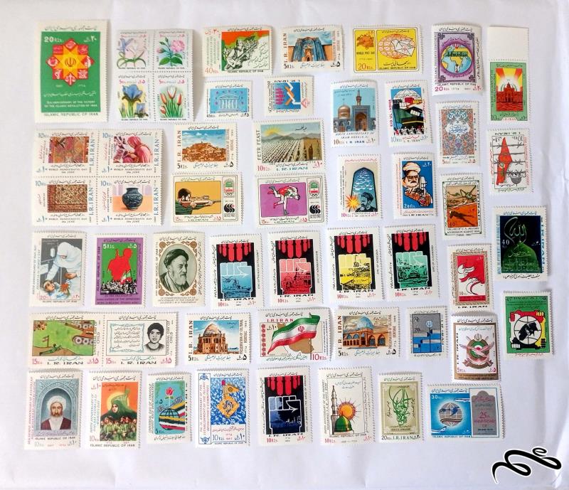 سری کامل تمبرهای سال 1365