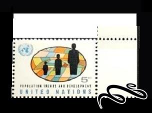 تمبر باارزش گوشه ورق ۱۹۶۵ سازمان ملل نیویورک (۹۴)۷