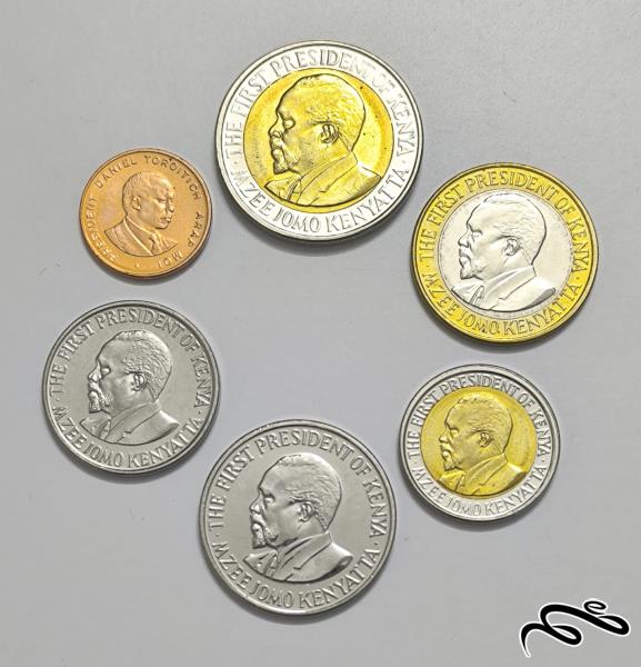 ست کامل سکه های کنیا