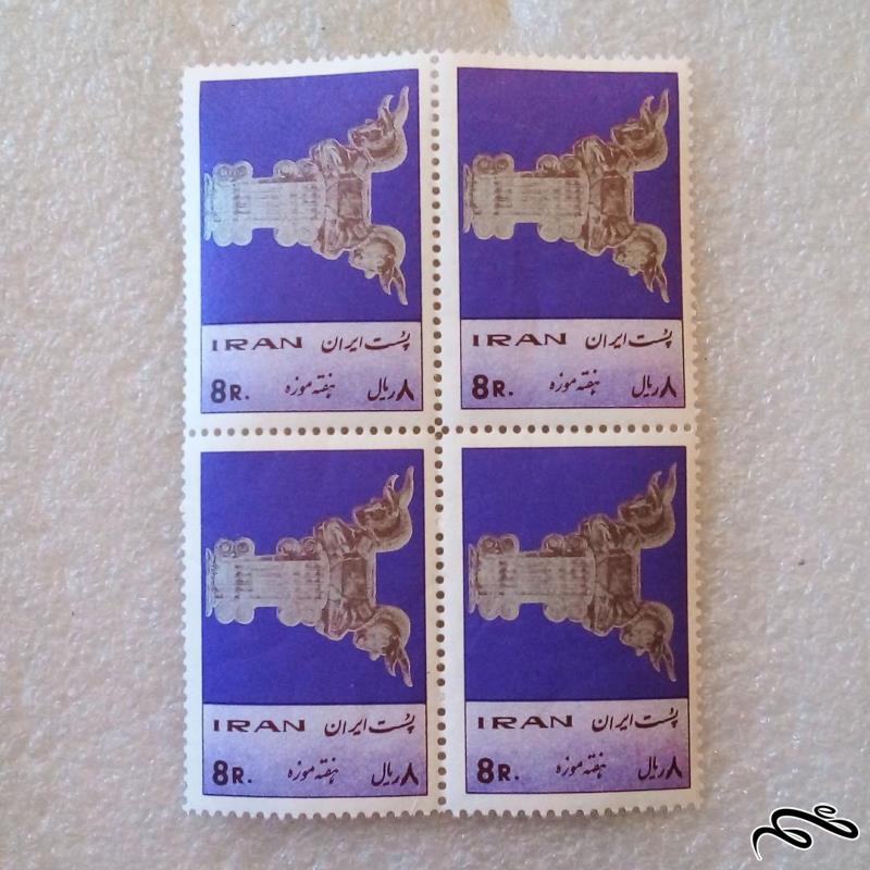 بلوک تمبر ۱۳۴۵ پهلوی هفته موزه (۴۷)