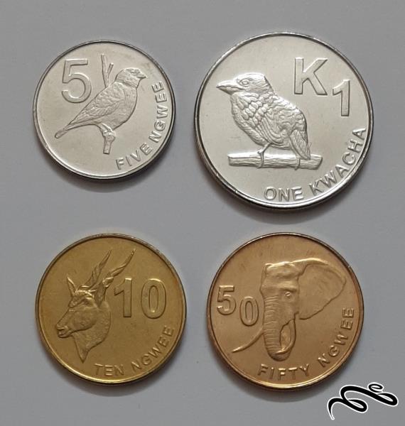 ست کامل سکه های زامبیا