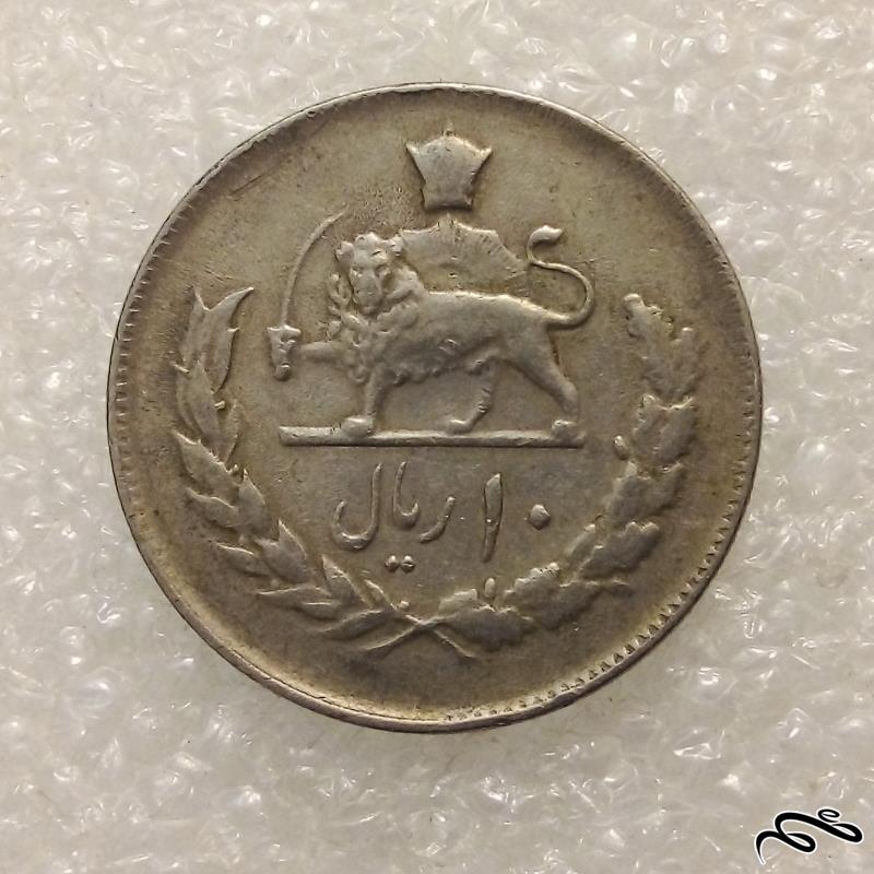 سکه باارزش ۱۰ ریال ۲۵۳۷ پهلوی  (۵)۵۳۵