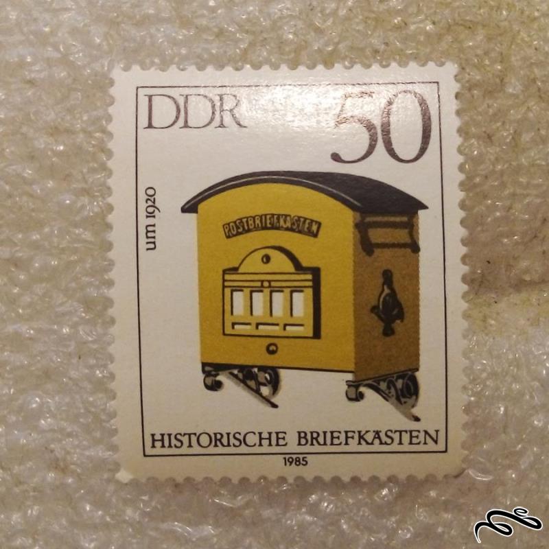 تمبر زیبای باارزش 1985 المان DDR . بریفکیس (93)6