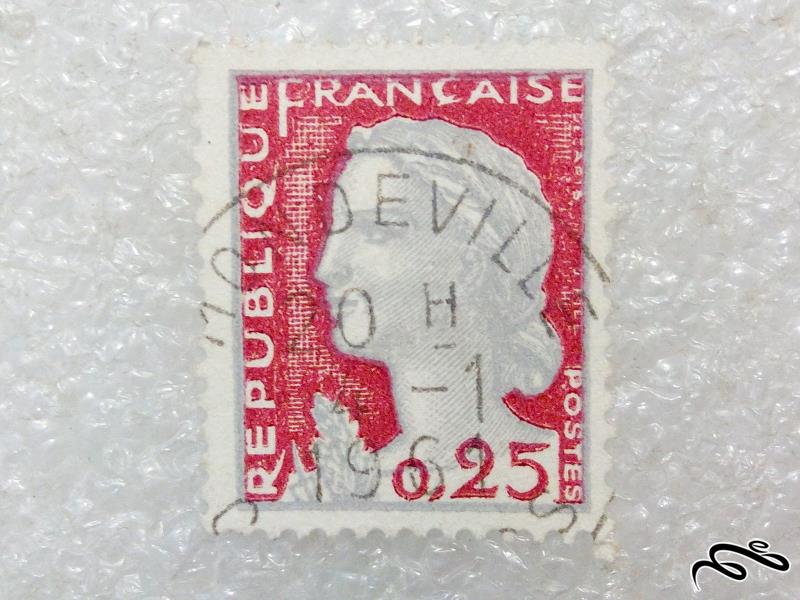 تمبر زیبای قدیمی باطله فرانسه (97)9