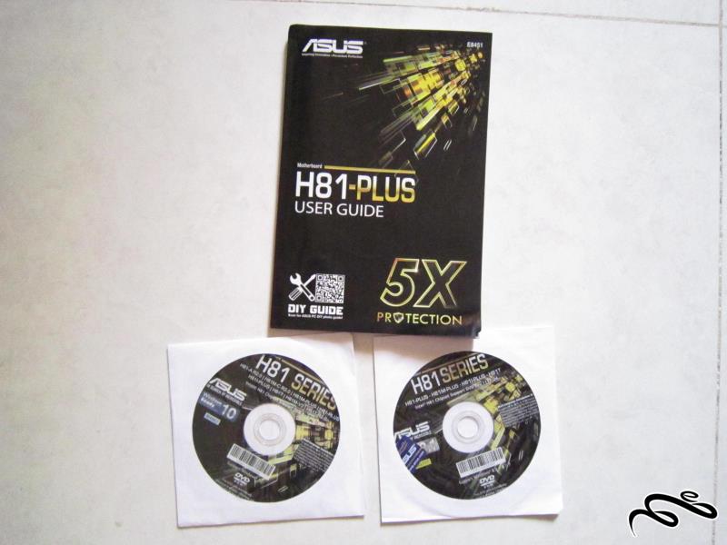 دفترچه-سی دی درایور Asus H81-plus