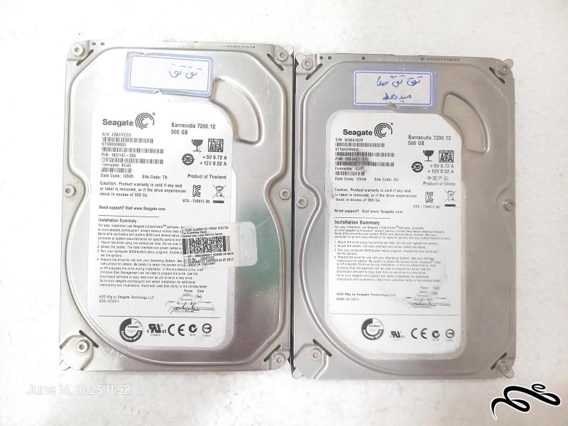 هارد Seagate ST500DM002 500GB ساتا معیوب