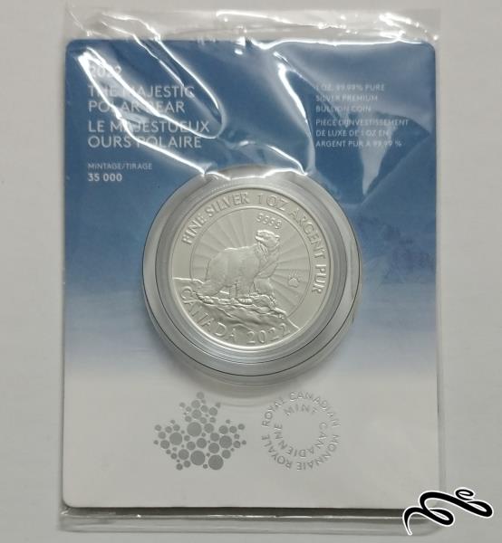 سکه نقره 5 دلاری یادبودی کانادا 2022