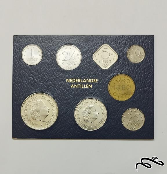 پک کمیاب سکه های آنتیل هلند 1980