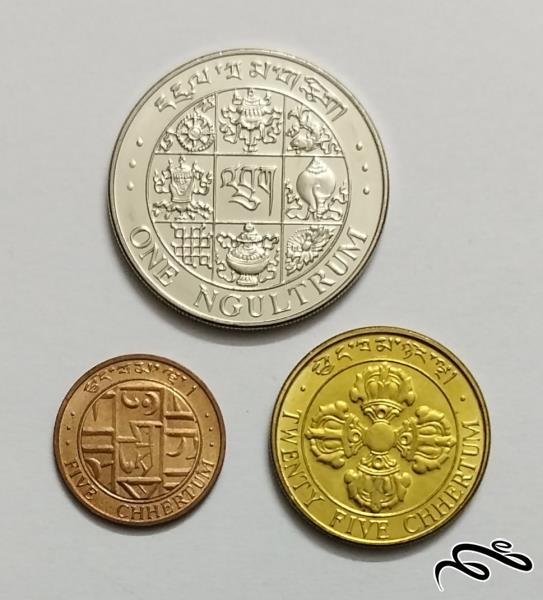 ست خاص سکه های بوتان