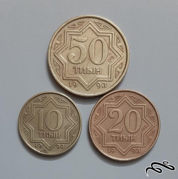 ست سکه های قدیم قزاقستان