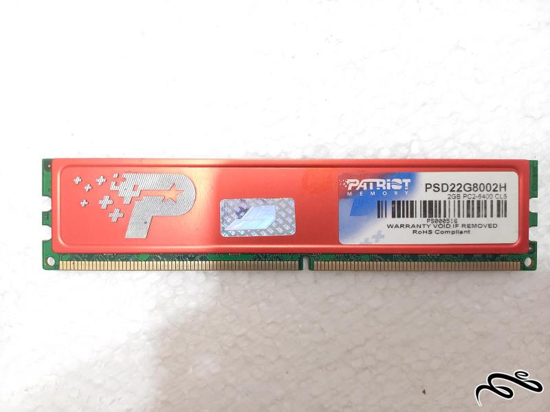 رم پاتریوت DDR2 2GB معیوب