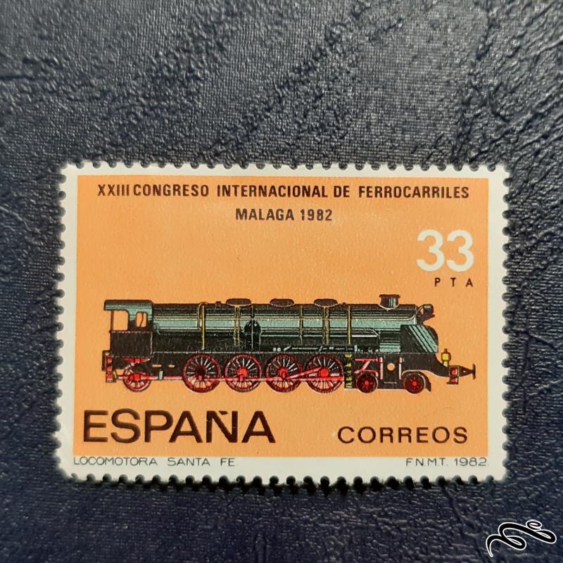 تمبر  کنگره راه آهن - اسپانیا 1982